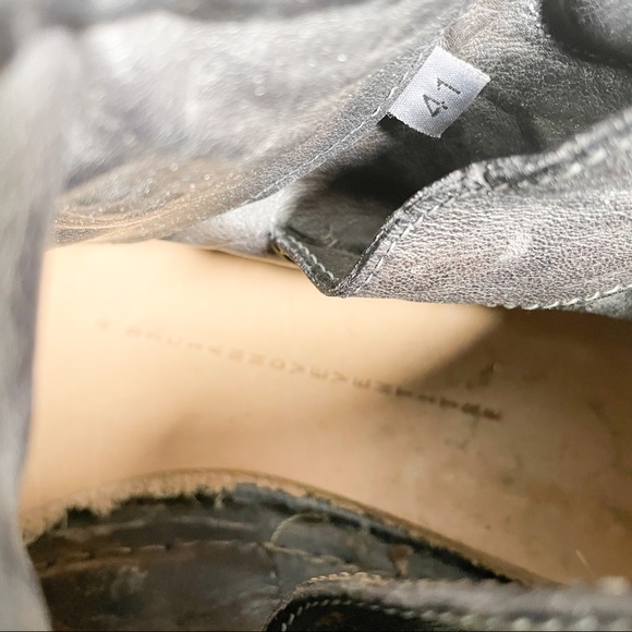 A Diciannoveventitre distressed-effect lace-up boots 41 - Picture 6 of 6